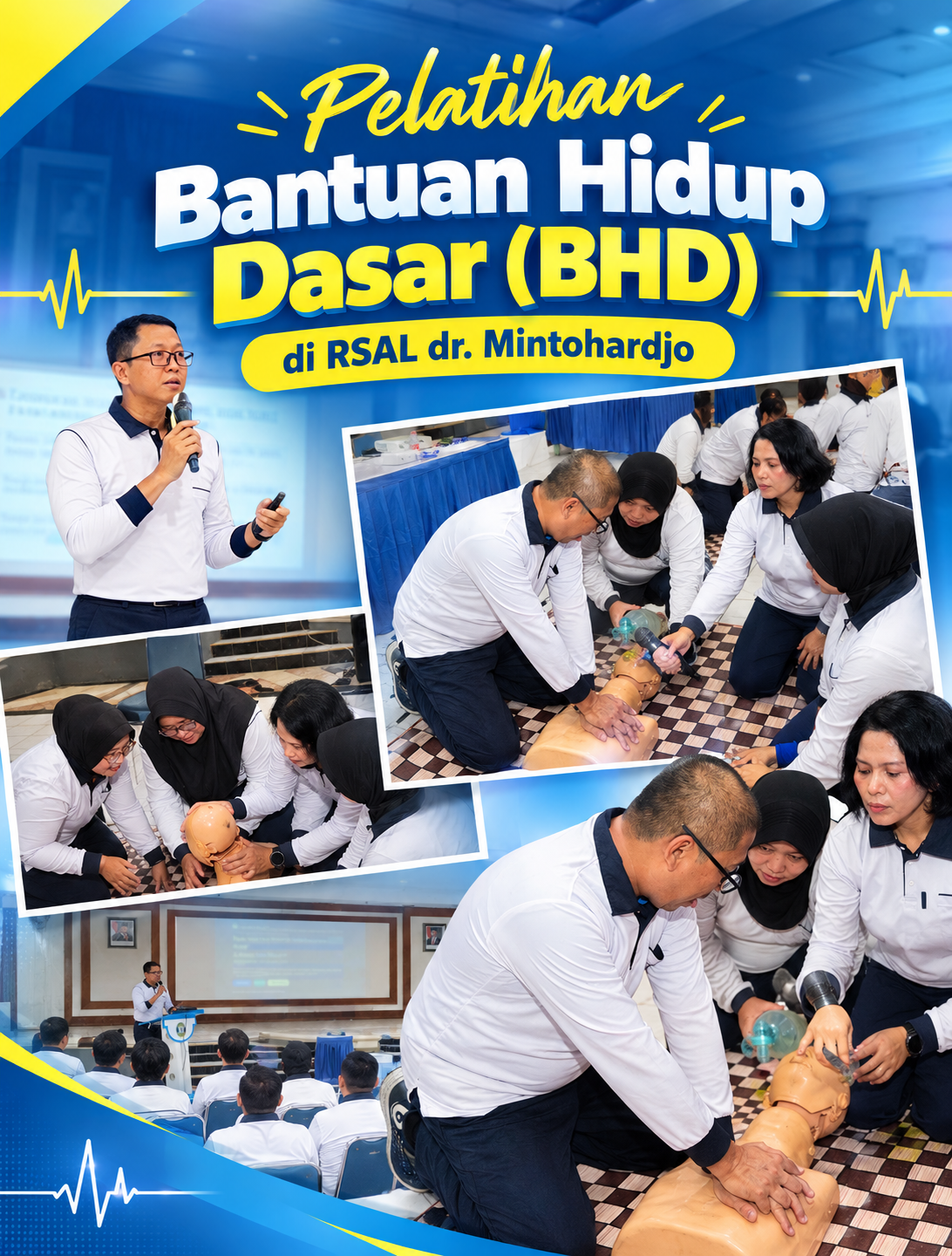PELATIHAN TANGGAP DARURAT BANTUAN HIDUP DASAR (BHD) & CODE BLUE