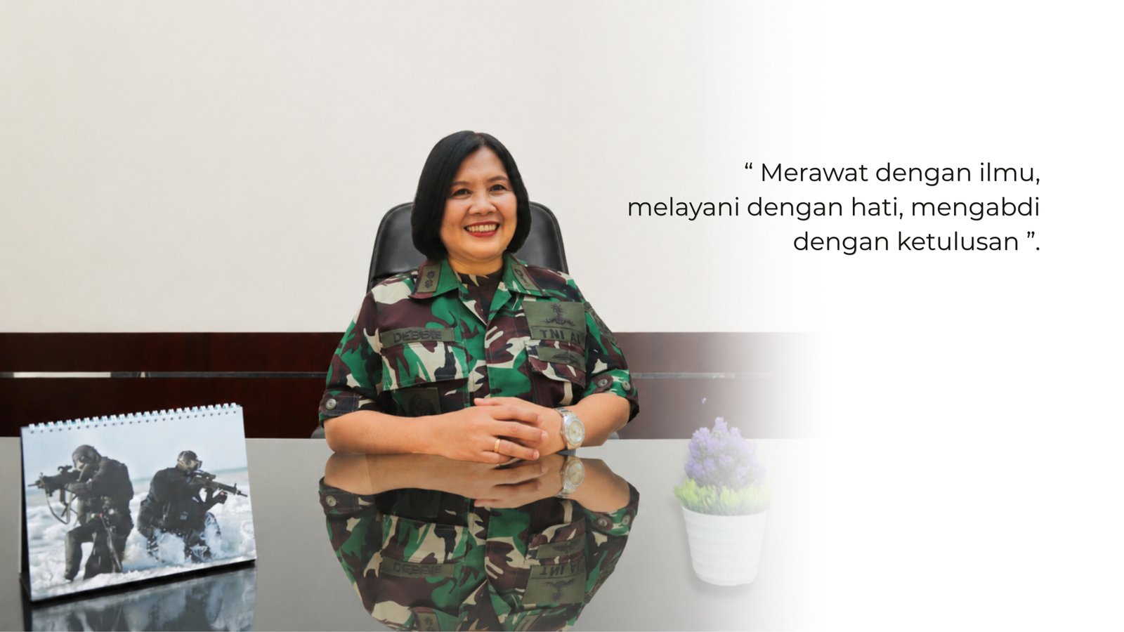 Letkol Laut (K/W) Debbie Sasikome, AMK.,S.Kep.,Ners