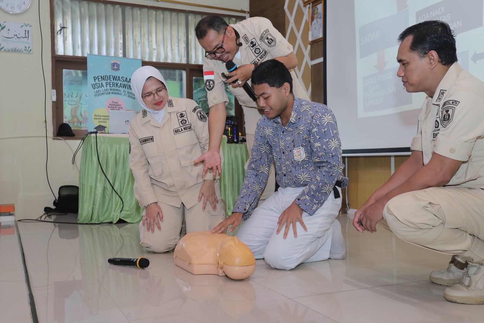 SOSIALISASI BANTUAN HIDUP DASAR (BHD)